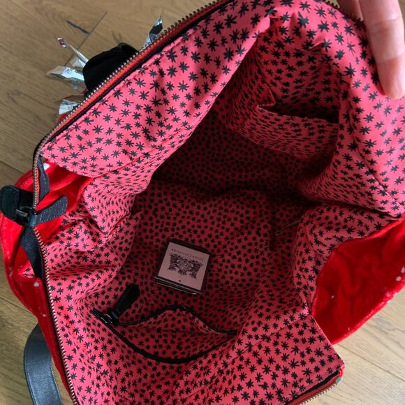 Juicy Couture Red Velvet Tote Handbag Vintage Retro 2000s Y2K Unique - Picture 16 of 16